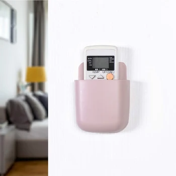 

Wall-mounted Suction Hanging Storage Box Remote Control Free Punch Table Pens Holder Remote Control Rack Save Space Accessories