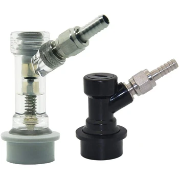

Ball Lock Disconnect - Ball Lock Liquid Disconnect, Ball Lock with Check Valve, Swivel Nut for Beer Brewing