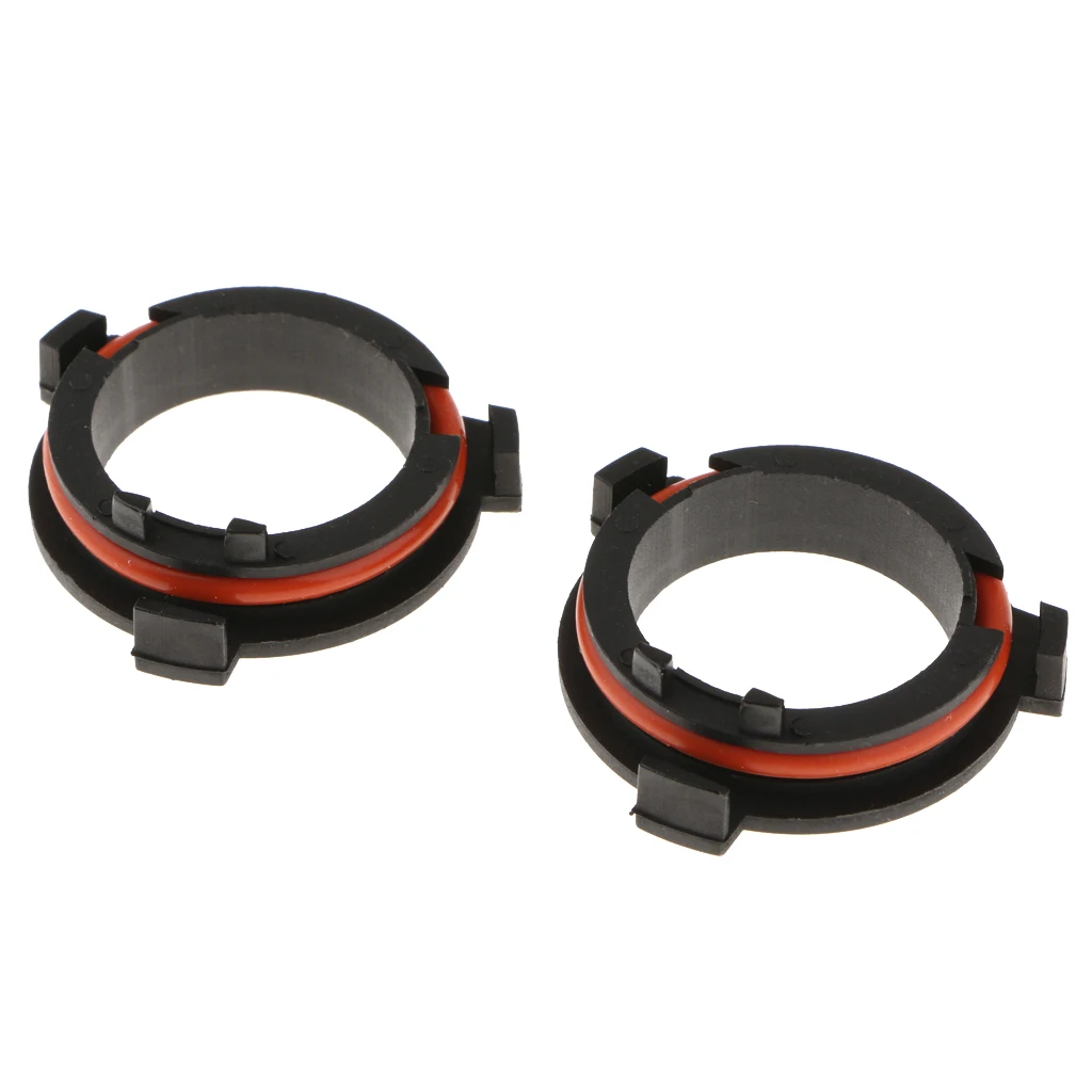

Pair H7 LED Bulb Headlight Holder Conversion Kit For Opel Vauxhall Astra lamp retainer base clips