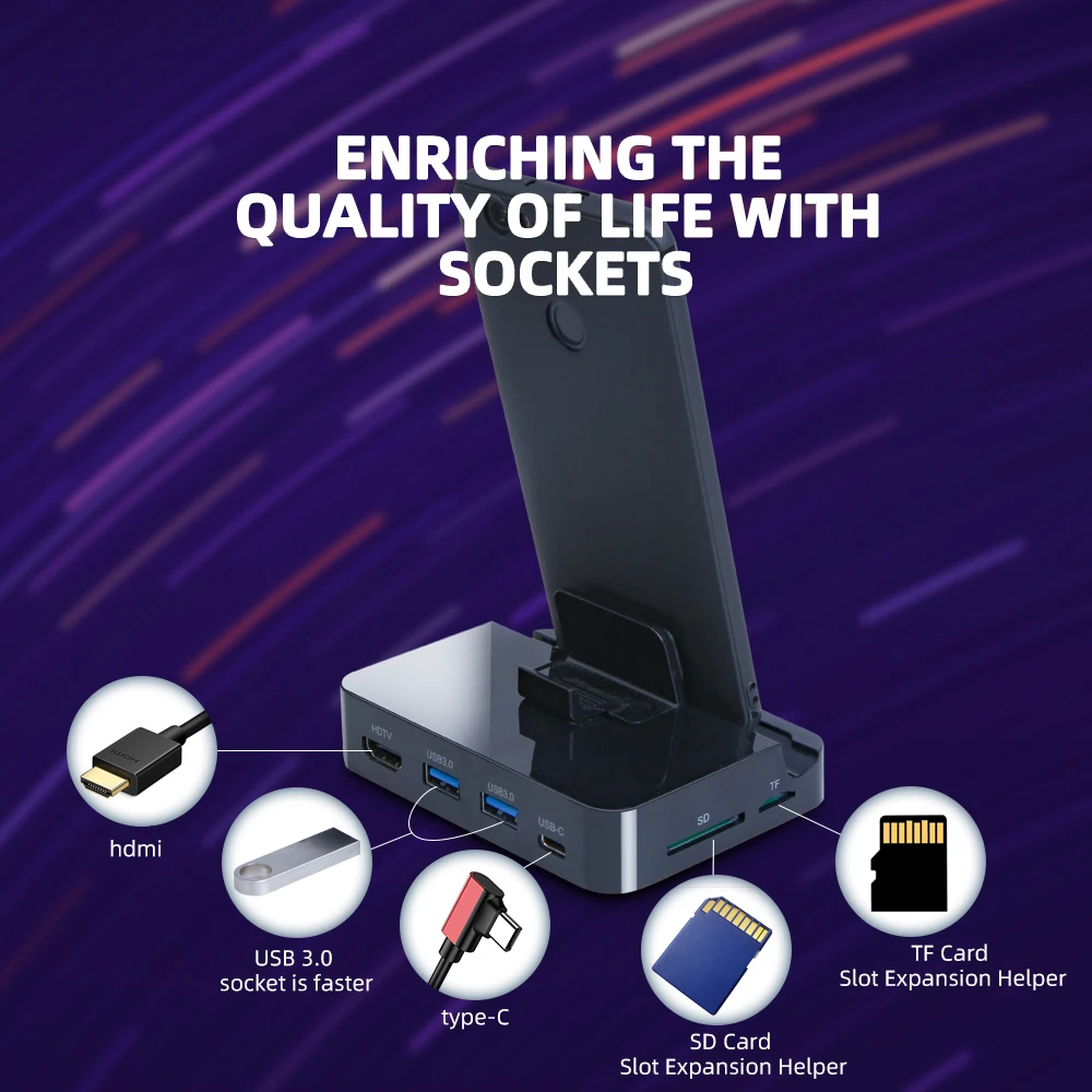 FDBRO USB C к HDMI док станции адаптер питания для Huawei P20 Pro концентратор Type станция Samsung S8