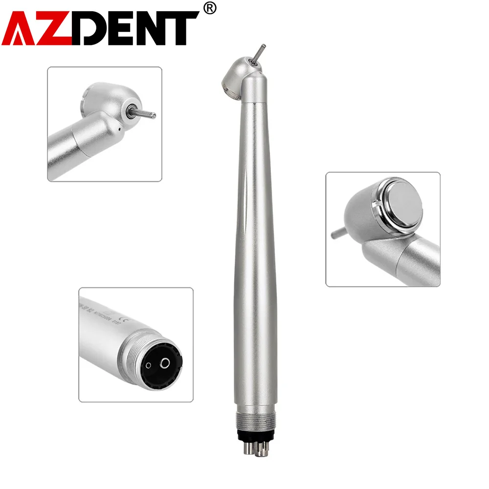 Dental 45 Degree Standard Push Button High Speed 45° Surgical Handpiece Single Way Spray 2 / 4Hole For Block Tooth/Wisdom Tooth | Красота