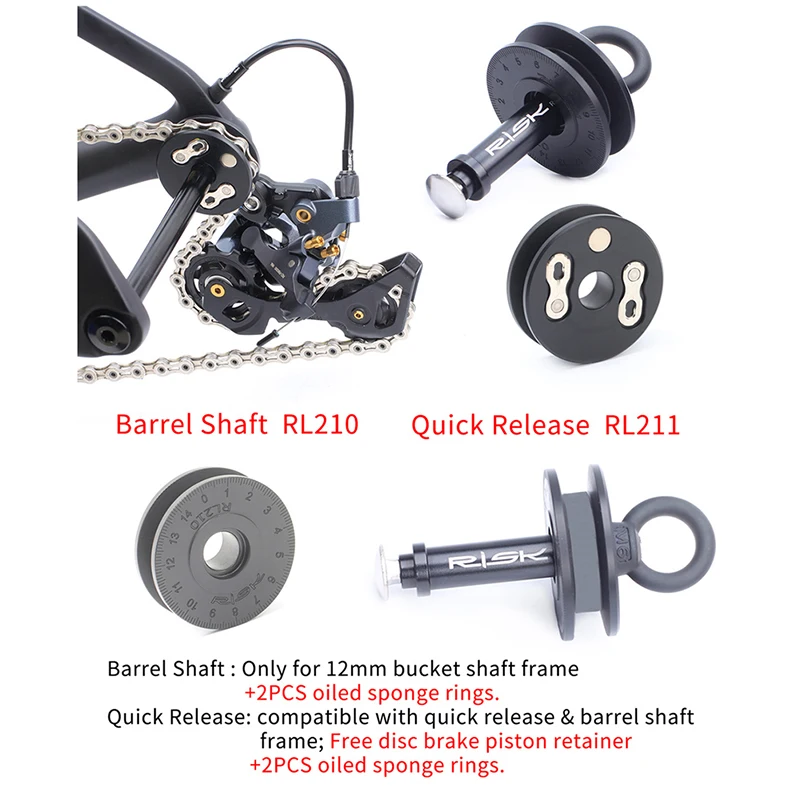 Risk Bike Chain Clean Keeper Tool With Quick Release Lever For Barrel/12mm Bucket Shaft Frame Bicycle Holder | Спорт и развлечения