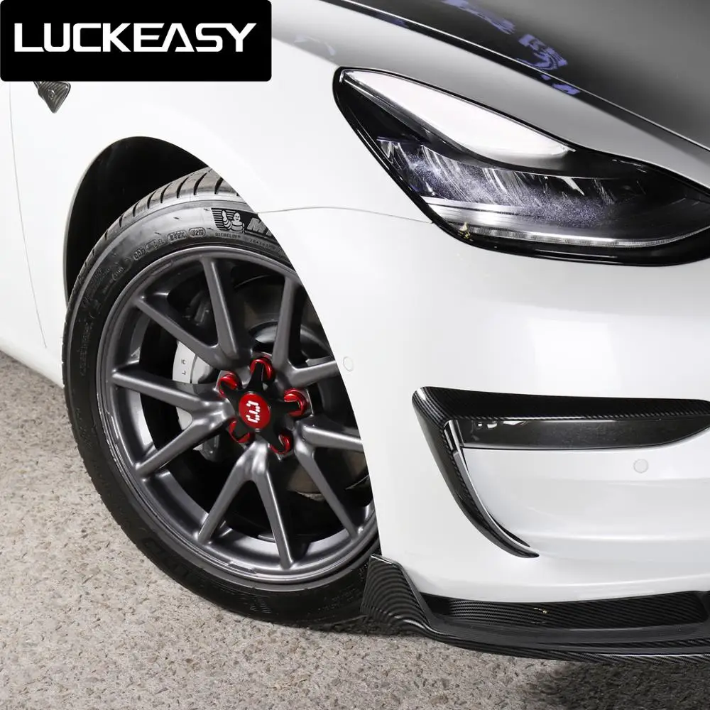 LUCKEASY краска модификация колпачок колеса комплект для Tesla модель 3 автомобиля 20 дюймов колеса Marvel цвет соответствия Железный человек колпачок колеса 4 шт./se