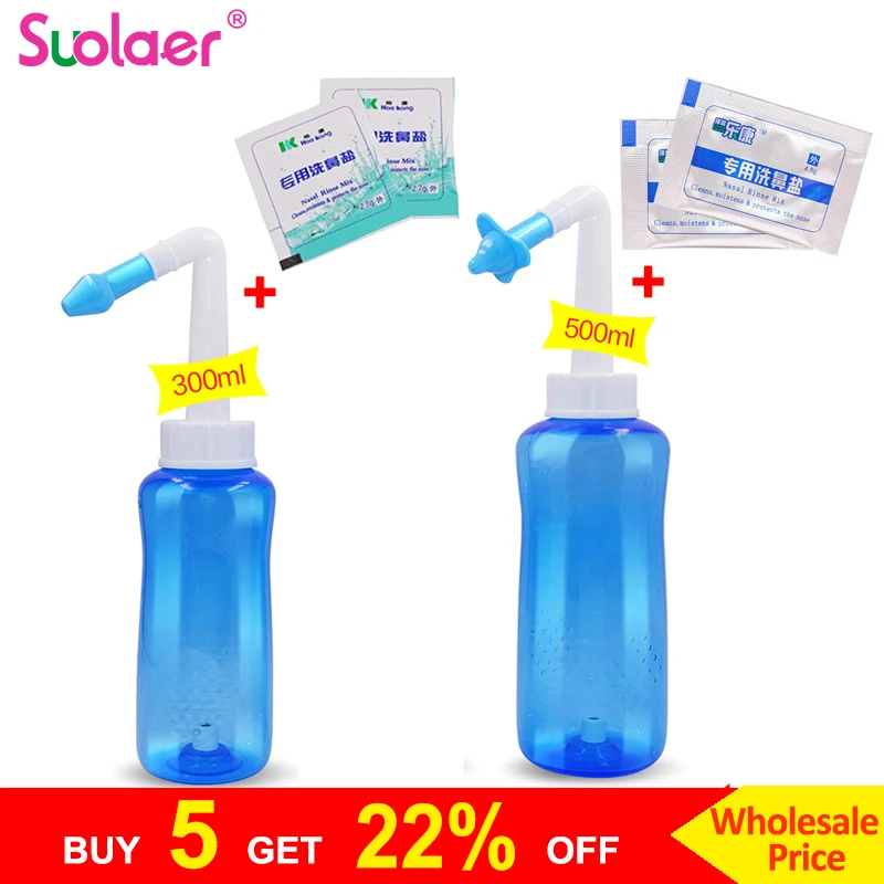Cleaner Nose Nasal-Wash Sinus Allergic Cleaning-Protector Adult Yoga Detox Avoid Moistens