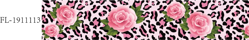 06 50 yards/lot) Latest 3 inch love heart and rose printed Valentine holiday ribbon - Цвет: 06