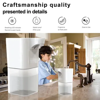 

500ML Infrared Sensor Automatic Soap Dispenser Foam Alcohol Spray Two-In-One kitchen cocina дозатор для мыла на кухню