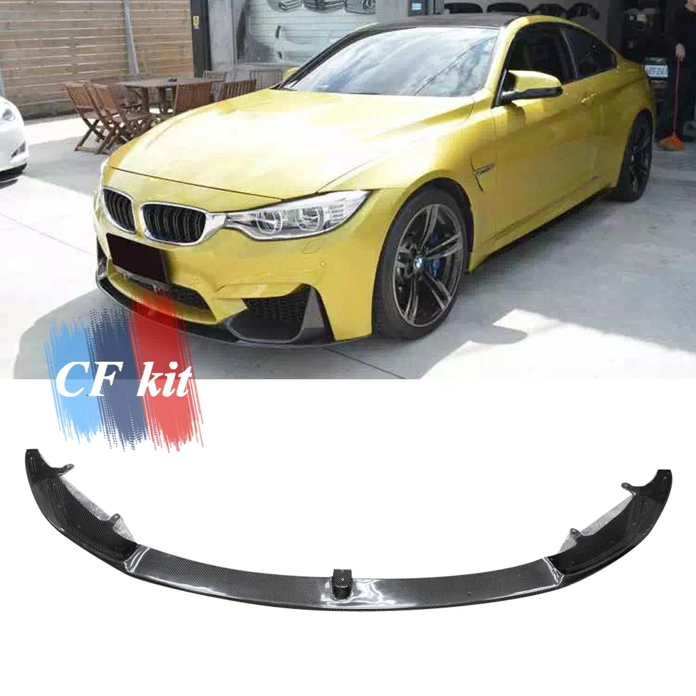 Передняя губа ДЛЯ BMW F80 F82 M3 M4 Настоящее углеродное волокно передний бампер