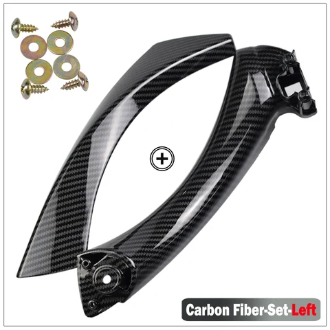 Interior Asseccories Carbon Fiber Door Pull Handle With Cover For BMW 3 Series E90 E91 E92 316 318 320 325 328i 2004-2015