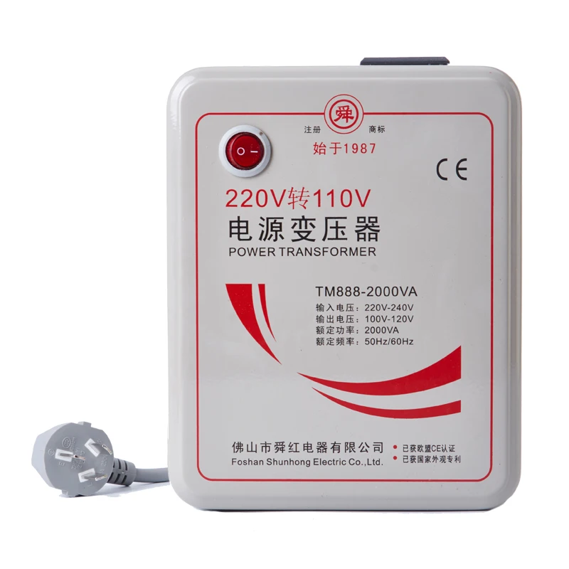 

220V to 110V Transformer 2000W Power Converter 2000W cooker transformers Voltage Converter 2000W