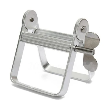 

Tube emptier Toothpaste Squeezers reel press crusher Silver Bathroom Tube Toothpaste Dispenser