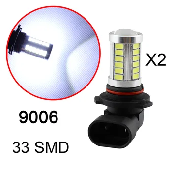 

2pcs Car Led 9006XS 9006HP 9006 9012 HB4 Fit For Foglight Fog Driving Light DRL Bright Bulbs Lamp White Style Accessories