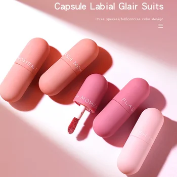 

New Hot 3Pcs Mirror Luster Lipgloss Set Waterproof Long Lasting Makeup Lipsticks Beauty Tool SMR88