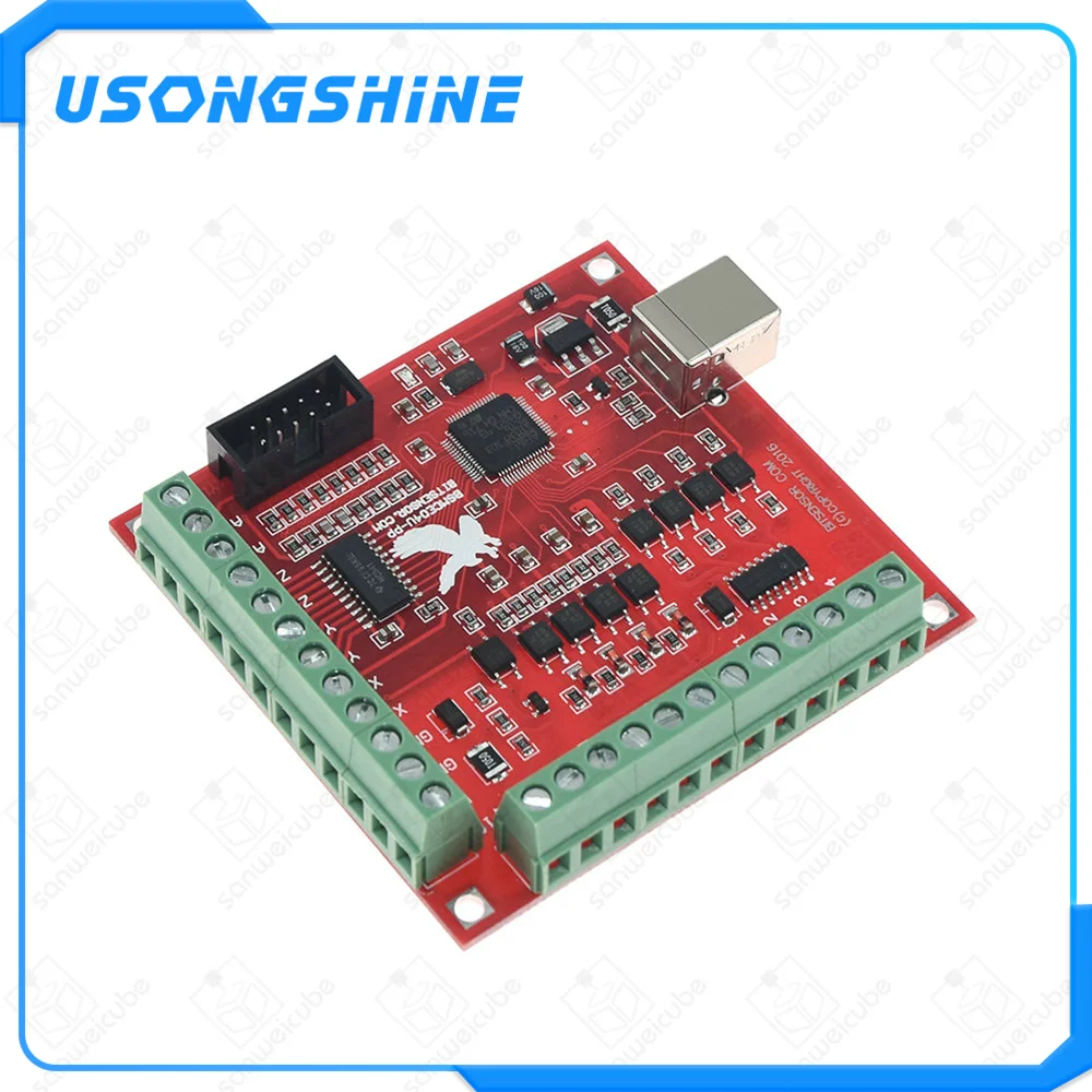 1 шт. ЧПУ USB MACH3 100 кГц секционная плата 4 оси интерфейс драйвер контроллер движения ЧПУ USB MACH3 100 кГц секционная плата 4 оси в