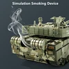 47CM Simulation Smoking RC Battle Tank Rotation Turret Bullet Shoot 45° Climb Sound And Light Effect Remote Control Tank Model 4