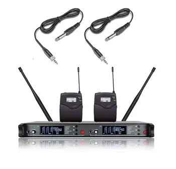 

Bolymic Professional 200 Channels UHF Wireless Dual Guitar Microphone System
