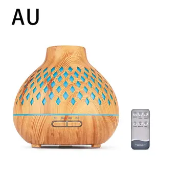 

New 400ml Wood Essential Oil Diffuser Ultrasonic USB Air Humidifier with 7 Color LED Lights remote control Office Home difusor
