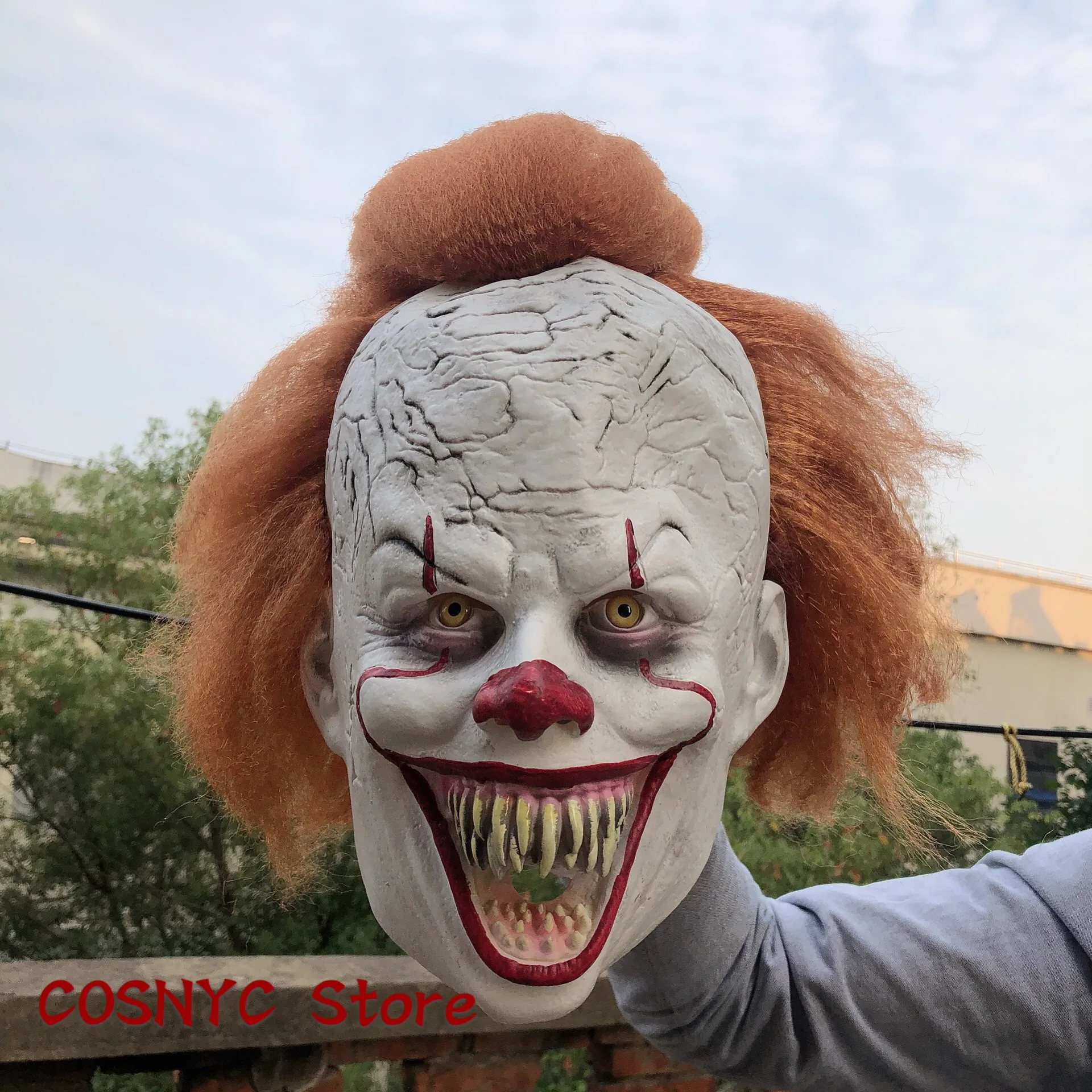Joker маска пеннивайза Стивен Кинг это глава два 2 ужасов Косплэй латексные маски