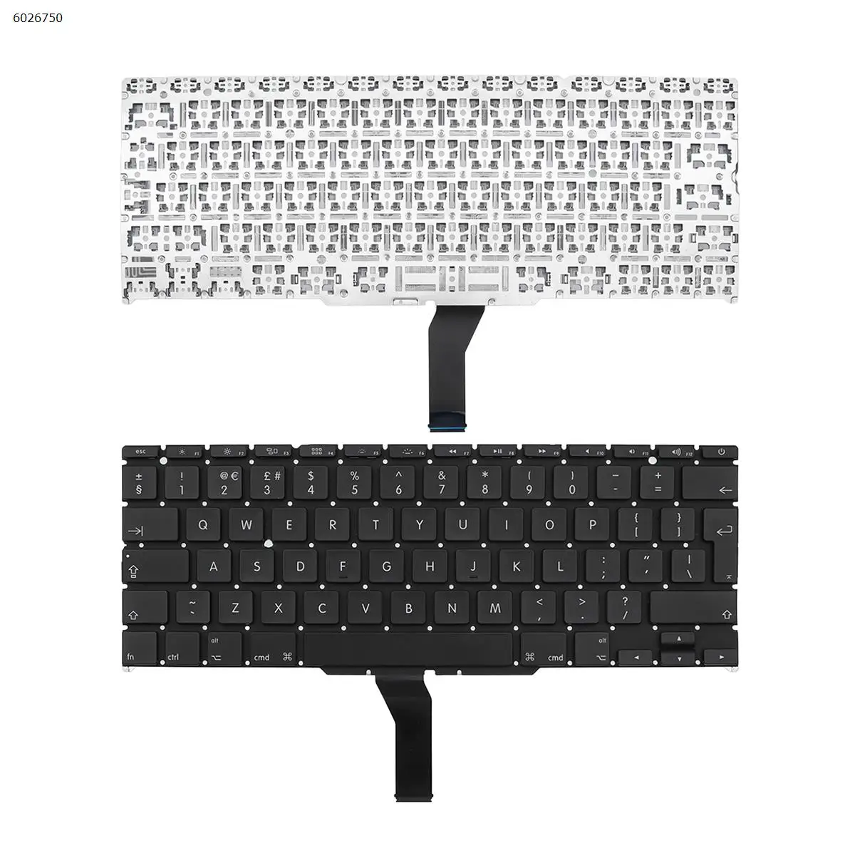 Английская клавиатура QWERTY для Apple Macbook Air A1370 A1375 A1465 A1406 11 6 дюйма черная без