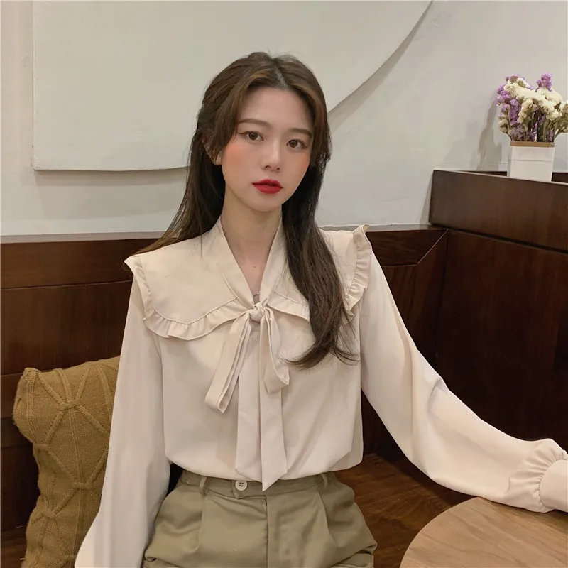 

Cheap wholesale 2021 spring summer autumn new fashion casual ladies work women Blouse woman overshirt female OL At8803