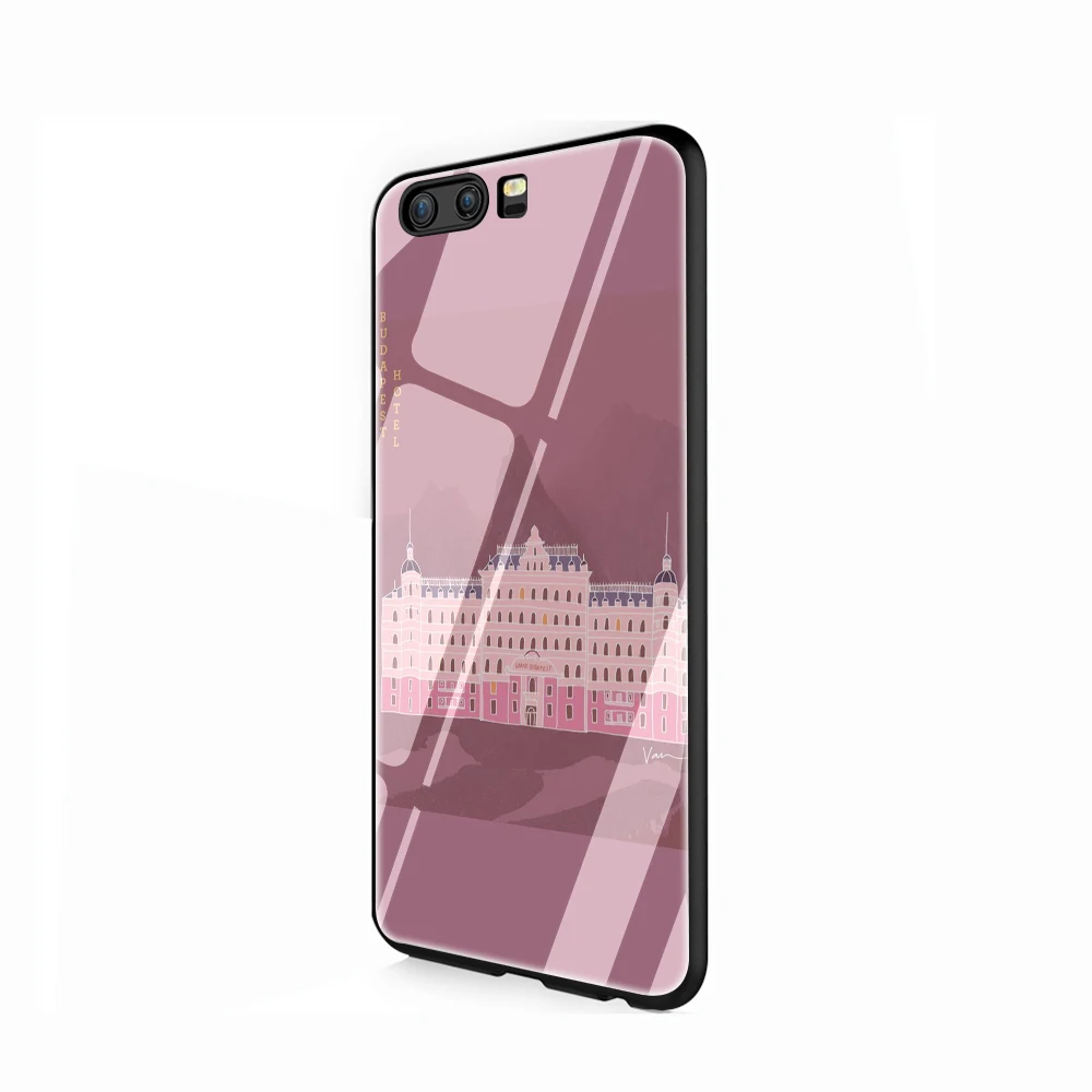 EWAU Wes Grand Budapest отель рисунок стекло чехол для телефона huawei P20 30 P Smart Mate20 pro Lite Honor9 10 Lite - Цвет: G2