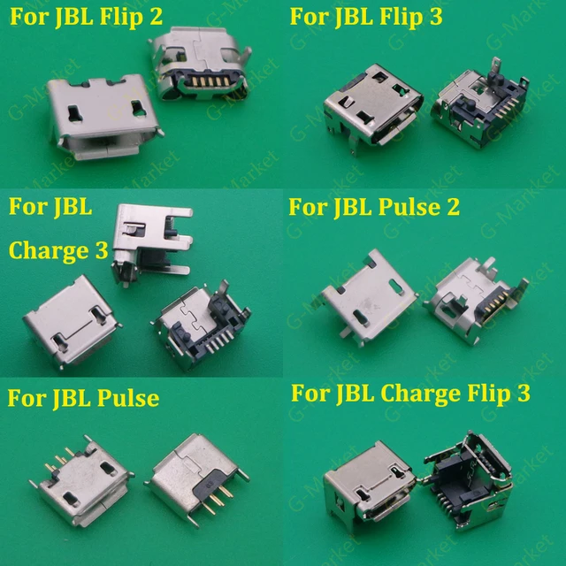 For Jbl Charge Flip 3 2 Pulse 2 Clip2 Bluetooth Speaker 5pin Micro Usb Jack Charging Port Socket Connector - Connectors - AliExpress