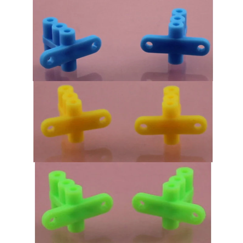 

10 шт. пластиковая трехсоединительная подкладка с тремя отверстиями/DIY стол с песком, детали для игрушек diy, детские игрушки для детей