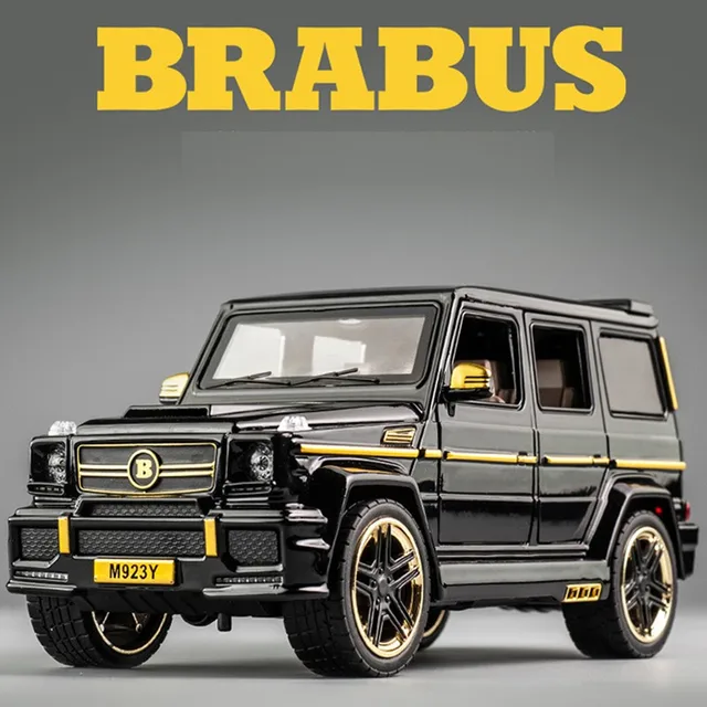 1:24 BRABUS Benz G65 Alloy Model Car Children Toy Car For Kids Boys Diecast & Toy Vehicles Off-road Metal Miniature Car Model 1
