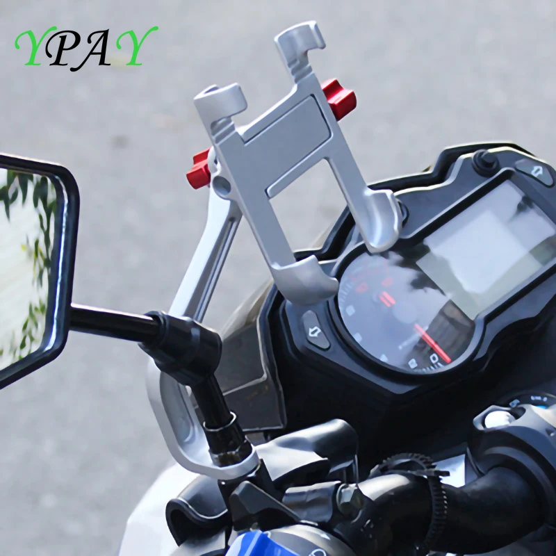 Держатель для телефона YPAY из алюминиевого сплава мотоцикла и велосипеда