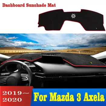 

For Mazda 3 Axela 2019 2020 Car Dashboard Cover Mats Avoid Light Pads Anti-UV Case Carpets Accessories