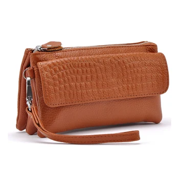 

8PCS / LOT Women Stone Pattern Genuine leather Wallet Clutch Bags Messenger Bag Ladies Handbag