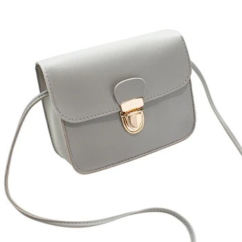 

Macaron Fresh Zipper Small Bag Temperament Personality Fashion Change Mobile Phone Bag Gray