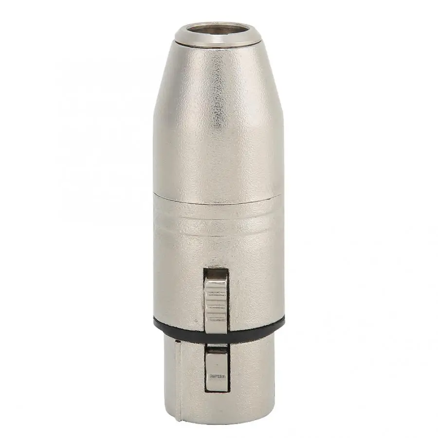 Динамик терминал 2 шт. MINI XLR 3pin штекер XLR 3pin женский Цельнометаллический корпус аудио адаптер Разъем для наушников