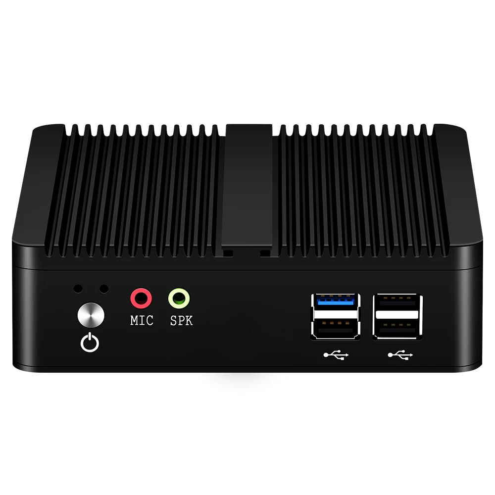 XCY Fanless Mini PC Intel Celeron J1900 Quad Cores Gigabit