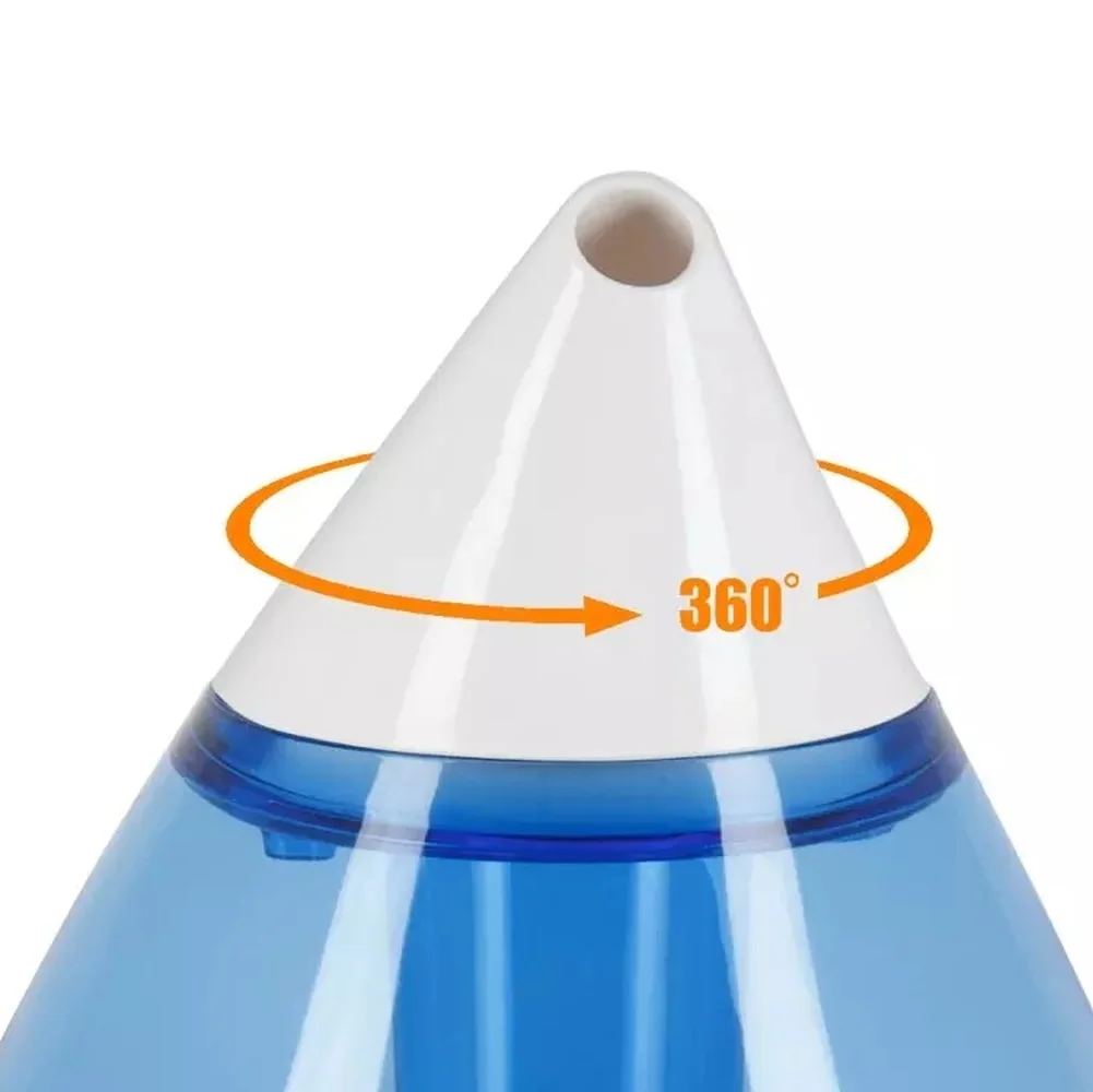 360 градусов вращающийся увлажнитель воздуха USB ароматизатор Распылитель Очиститель для транспортного средства капли воды Арома диффузор 7 цветов меняющий свет