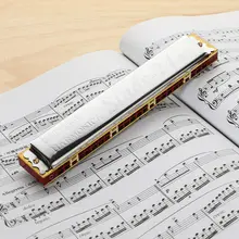 

Harmonica Musical Instrument 24-hole Polyphonic C Key F/G//A Key for Beginners, Students and Adult Professional Performance