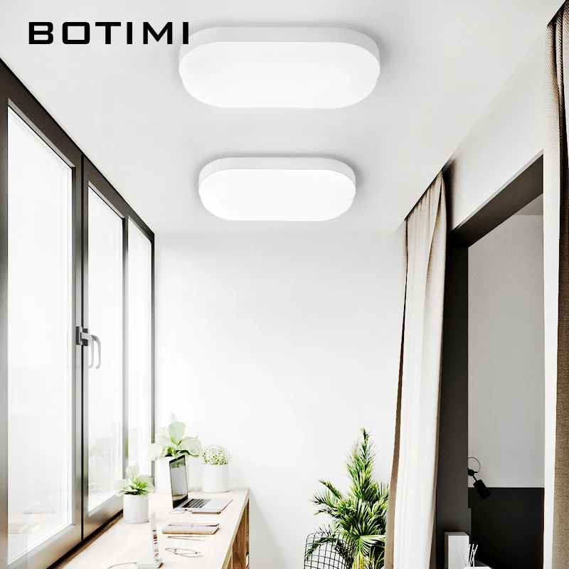 Современные светодиодные потолочные светильники BOTIMI 85 265 В переменного тока 10 Вт