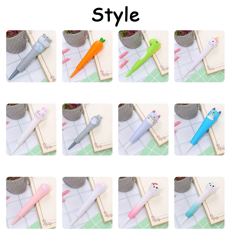 Fashion Slow Rebound Creative Decompression Neutral Pen Antistress Squeeze Stress Relieve Squishy Toys for Child Adult Kids Toys squeeze toy eyes pop out