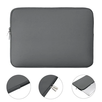 

Rainyear Laptop Sleeve Zipper Bag 11,13,14,15,15.6 Inch Tablet Cover Notebook Bag For Macbook Air ASUS Acer Protective Case Grey
