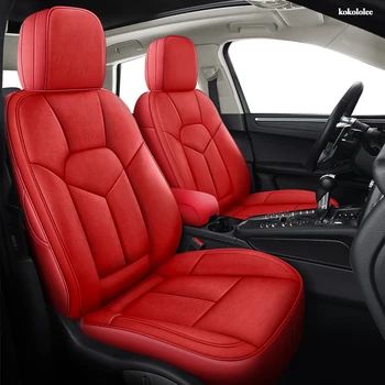 

kokololee Custom Leather car seat cover For Geely Emgrand EC7 Jingang Yuanjing GX7 GC7 GX2 UFO SC3 SC5 SC6 SX7 car seats protect