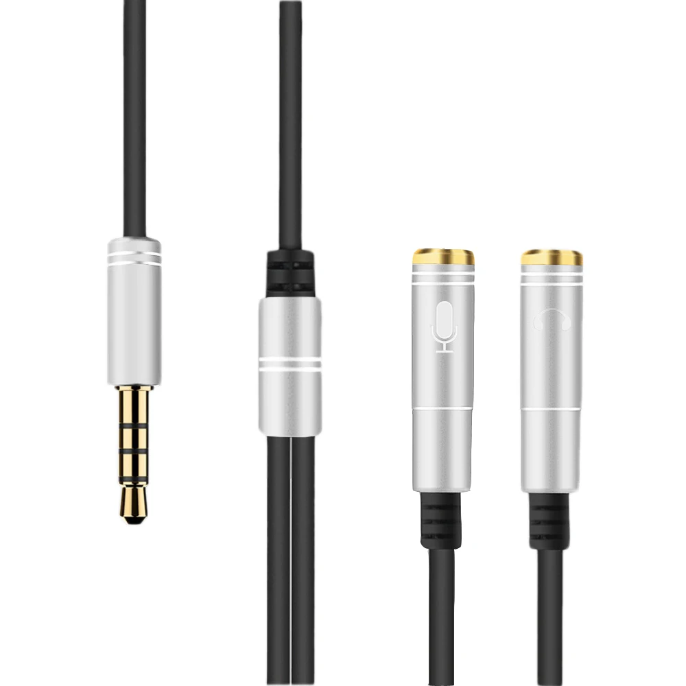 Odin 7N Silver Plated 3 5mm Male To 3 5mm Male Audio Stereo Cable 3 5mm Jack Audio Cable For Car Headphone Adapter