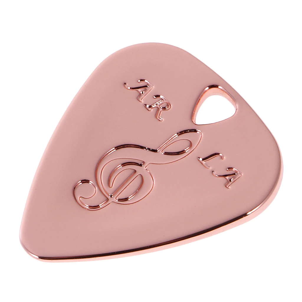 Metal Guitar Pick Plectrum for Bass Acoustic Electric Guitar Replacement Part Bronze Musical Stringed Instruments Accessories
