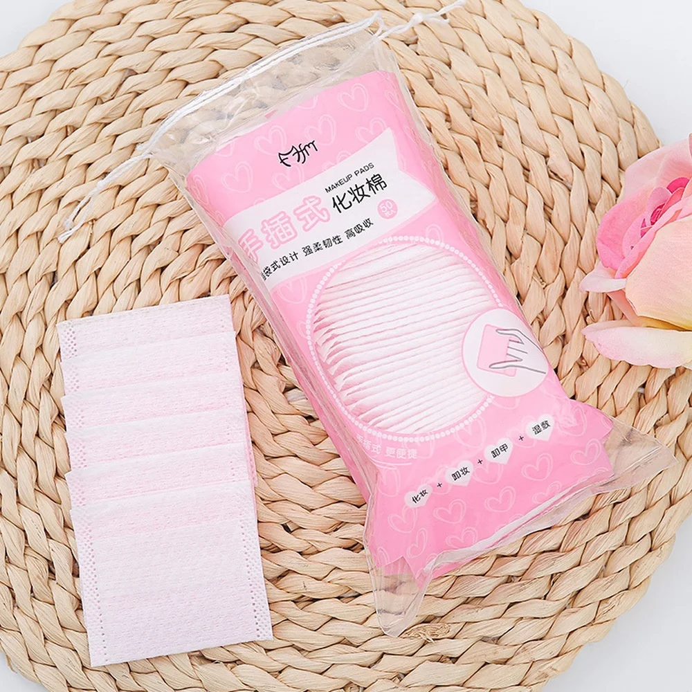 50Pcs/Set Hand Insert Nail Cotton Wipes UV Gel Nail Tips Polish Remover Cleaner Lint Paper Pad Nail Art Cleaning Manicure Tool