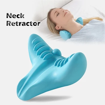 

New Authentic C-Rest Neck travel pillow Portable gravity acupressure neck cervical spine shoulder health massage pillow neck