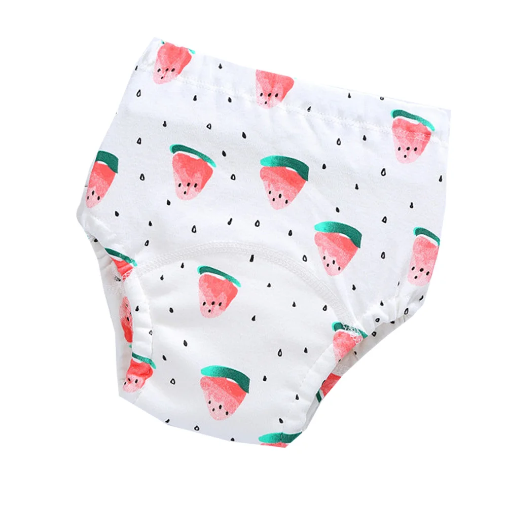 Baby Training Pants Cotton Waterproof Toddler Underwear Infant Kids Changing Nappy Cloth Diaper Panties Reusable Diaper Cover - Color: XLK44