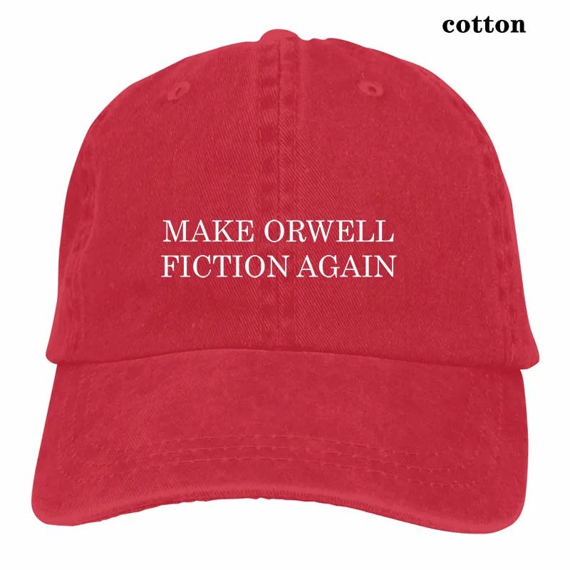Бейсбольная кепка Orwell для мужчин и женщин, модная Регулируемая Кепка - Цвет: 3-Red