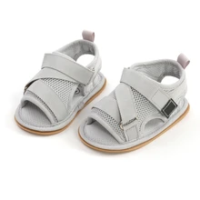 Baywell – sandales en maille pour bébés, chaussures de marche unisexes pour bébés, semelle souple, antidérapantes, été