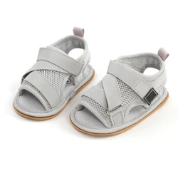 Baywell Baby Mesh Sandals Unisex Summer Baby First Walkers Shoes Toddler Boy Girl  Soft - Soled Non-slip Walking Shoes