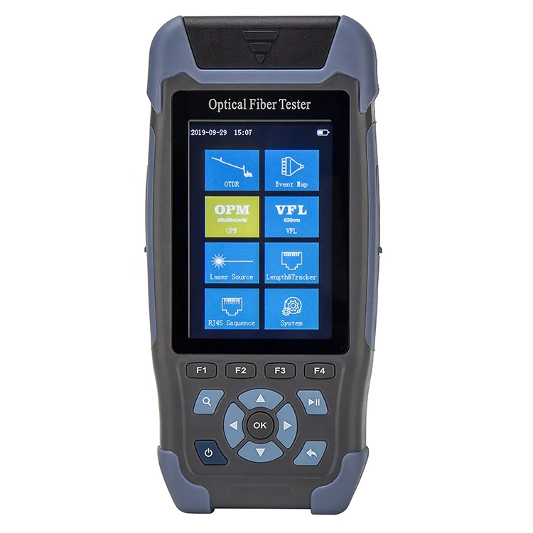 

1310/1550nm 24/22dB 60KM handheld smart mini pro 9 in 1 multifunction fiber optic OTDR with cooper ethernet tester