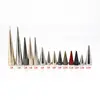 10pcs Solid Metal Screwback Cone Studs Bullet Spike Long Punk Rivets for Leather Craft Bag Garment Clothing Shoes DIY Decor ► Photo 2/6