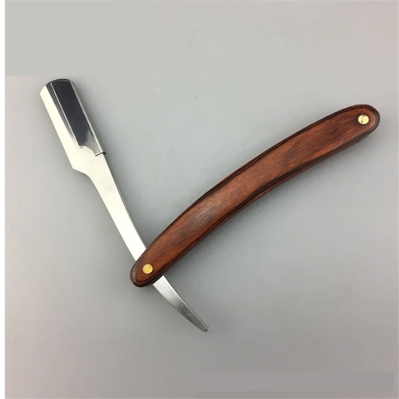 Color Wood Knife Holder Manual Scraper Razor Handle Razor Holder Men Shaving Barber Tools G1105